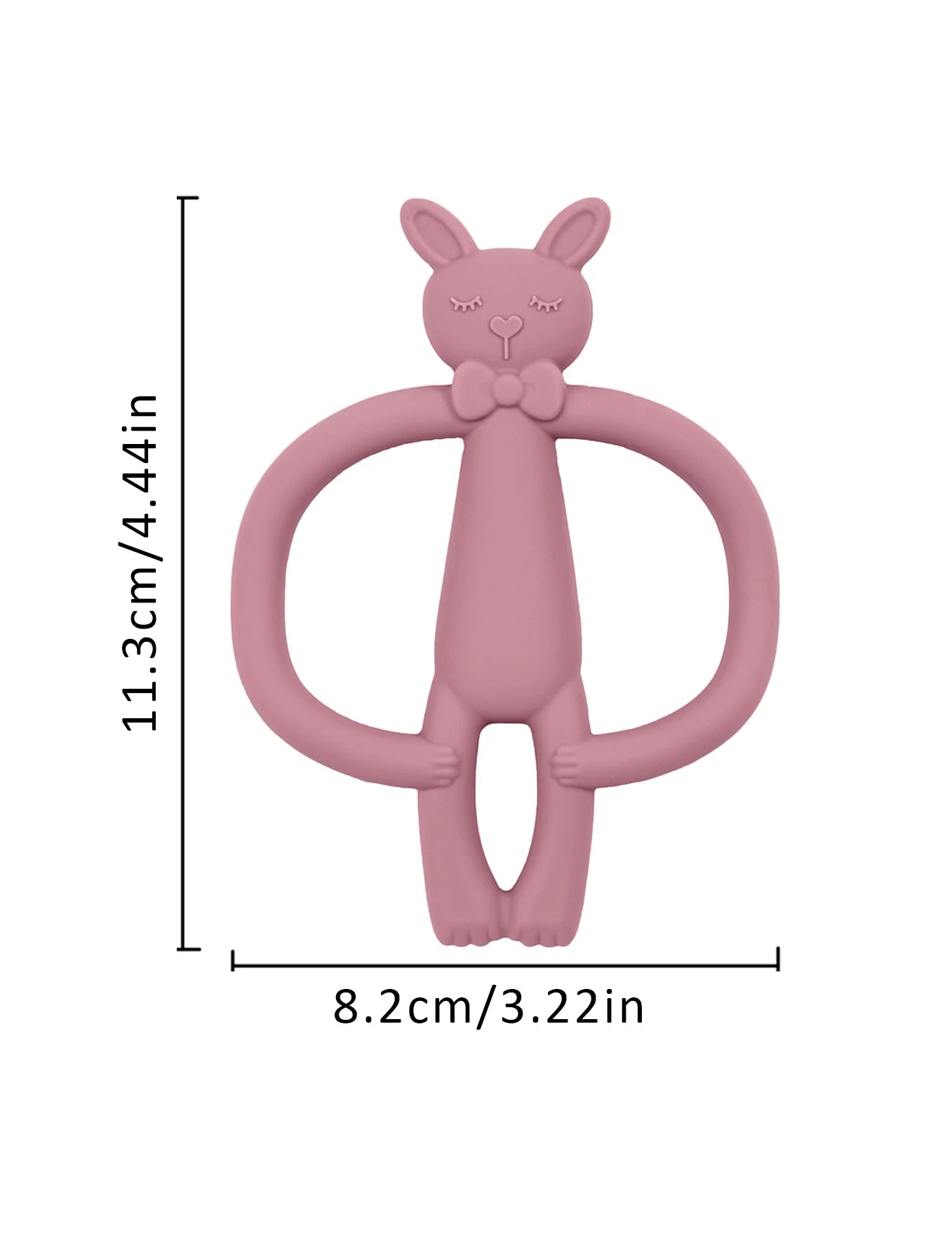 Color Kids Silicone Teether Toys Baby Nursing Teether Gifts Newborn Cartoon Rabbit Teether Toys Teething Infant Chewing Toy
