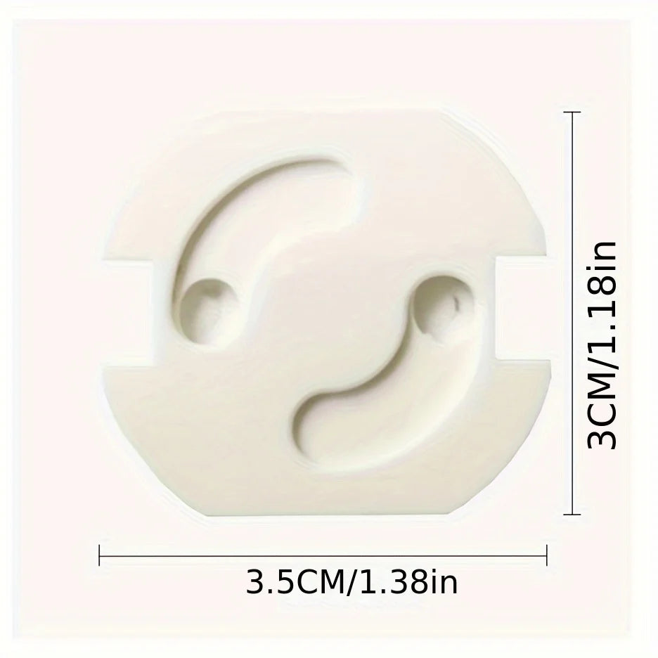 Baby Safety Socket Covers 10pcs Electrical Plastic Outlet Protectors Child Safe Socket Security Protection